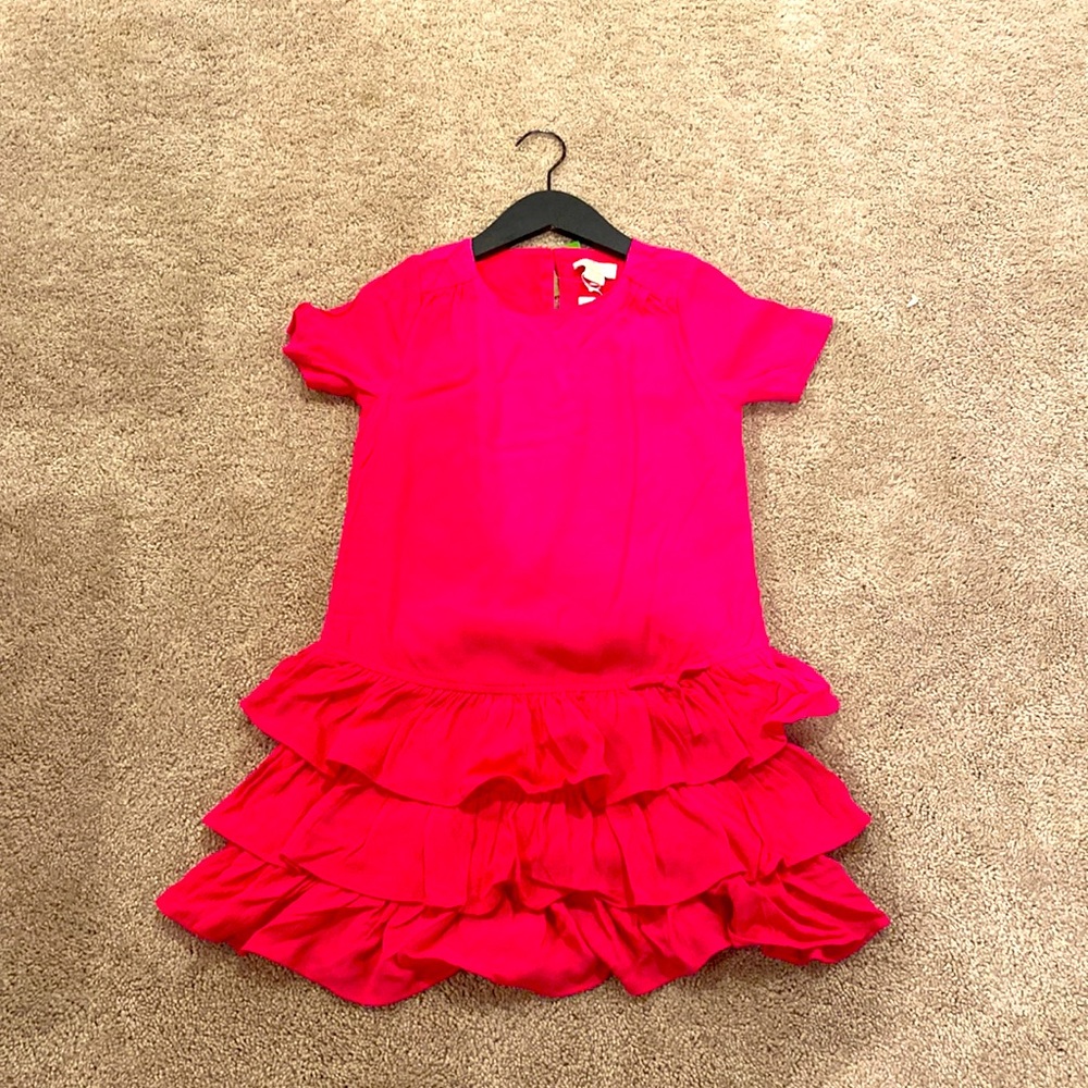 Kate Spade dress. Size 10 with 3 ruffles on the bottom of the dress.